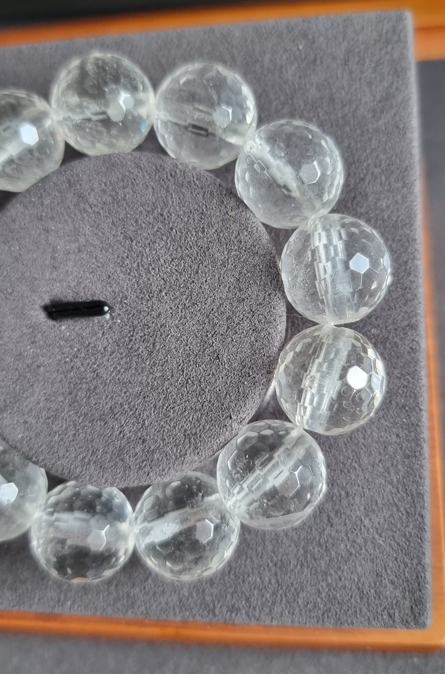 Clear Quartz 108 Faceted Cut 16mm 白水晶 - Bleus Vault.C