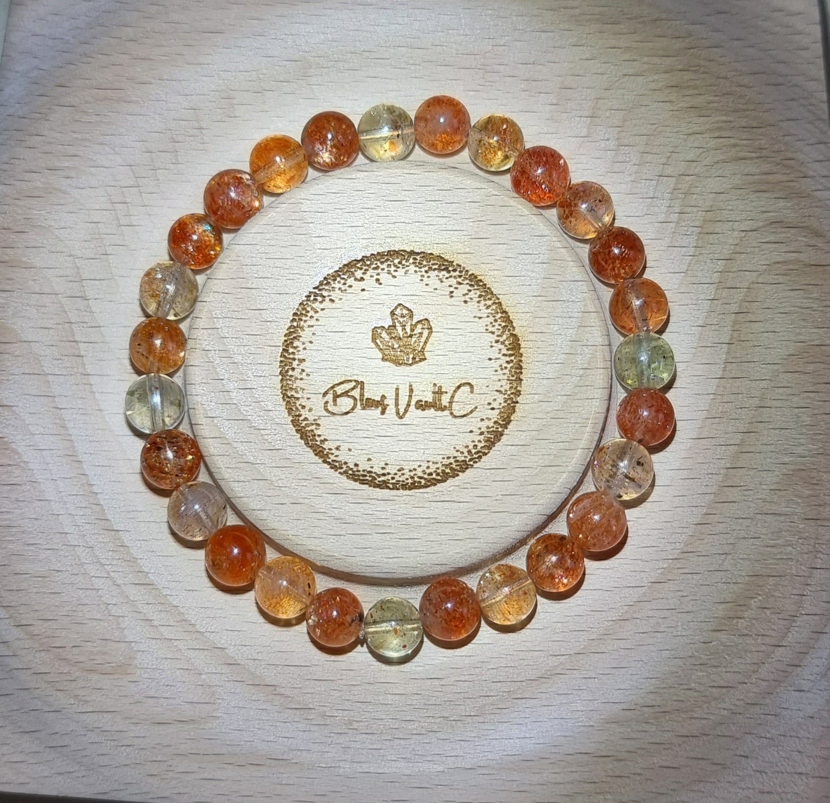 Arusha Sunstone 7mm (High Grade) 阿鲁沙 - Bleus Vault.C