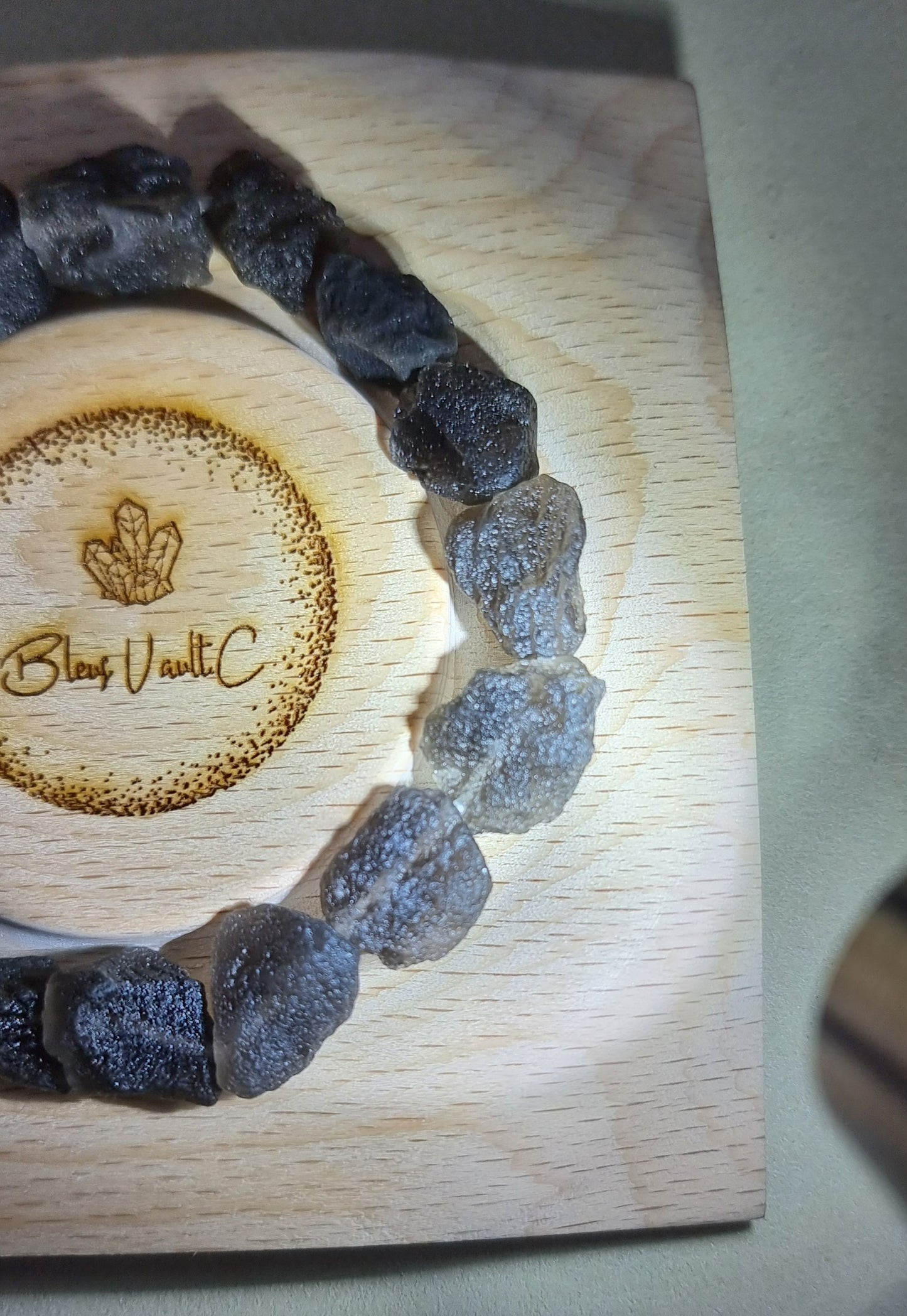 Saffordite Tektites 12mm 天狼星陨石 - Bleus Vault.C