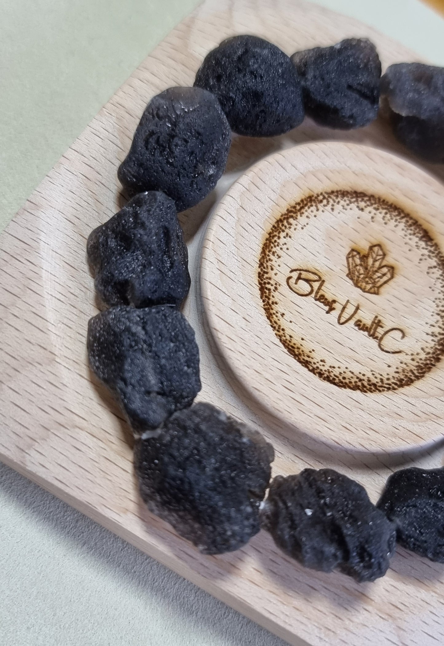 Saffordite Tektites 16mm 天狼星陨石 - Bleus Vault.C