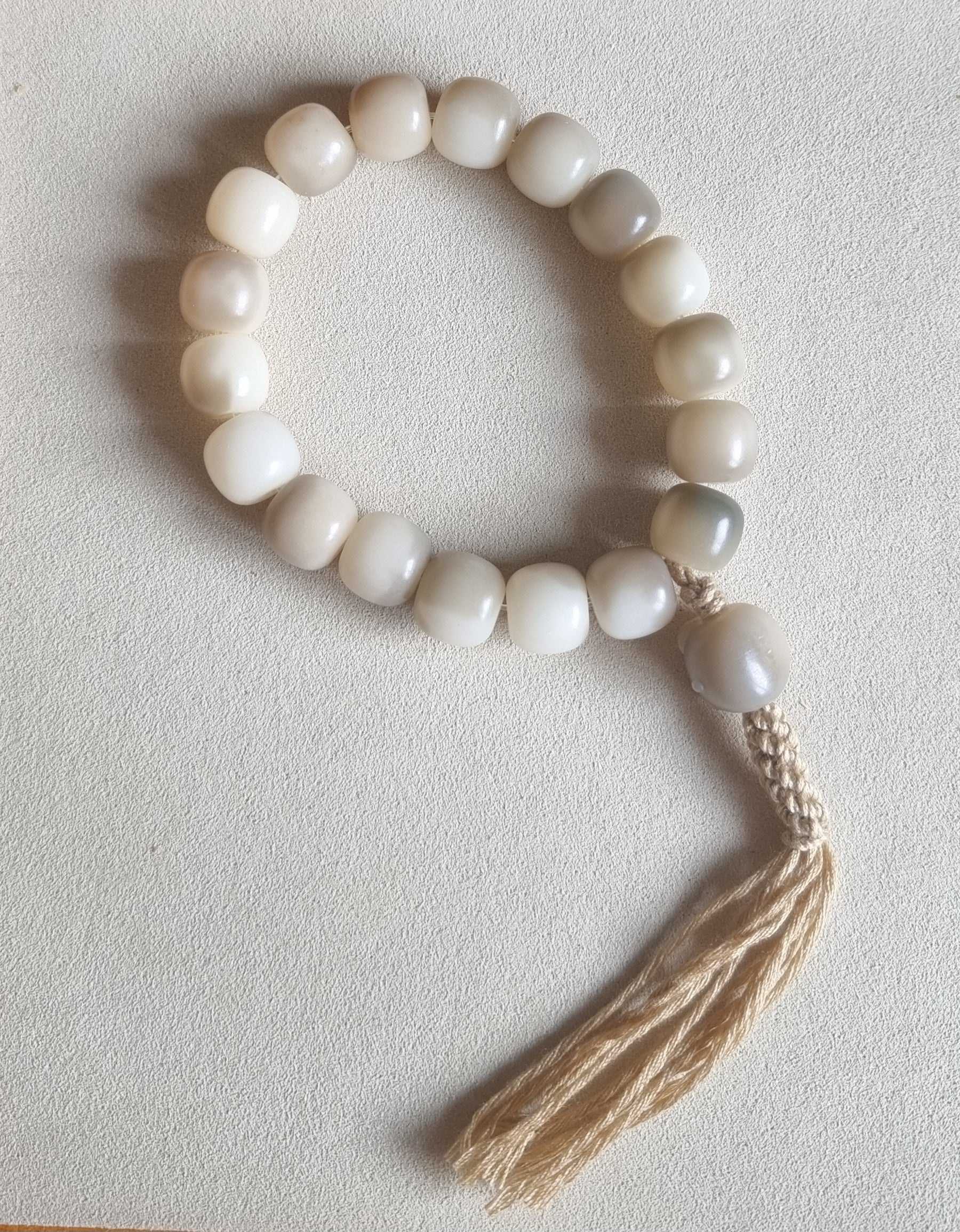Mala Bodhi Seed with Braided Tussle 12mm 菩提 - Bleus Vault.C