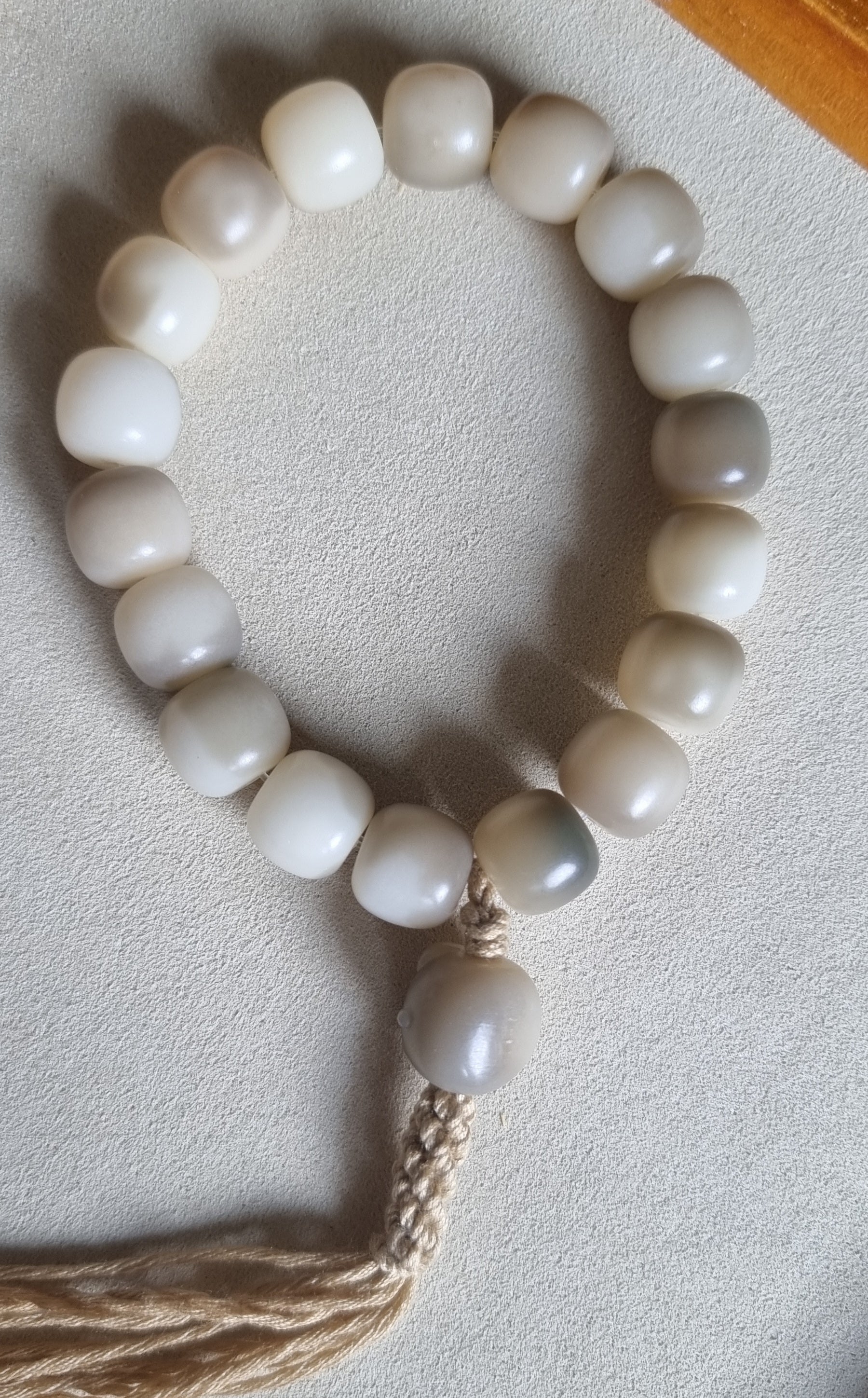 Mala Bodhi Seed with Braided Tussle 12mm 菩提 - Bleus Vault.C