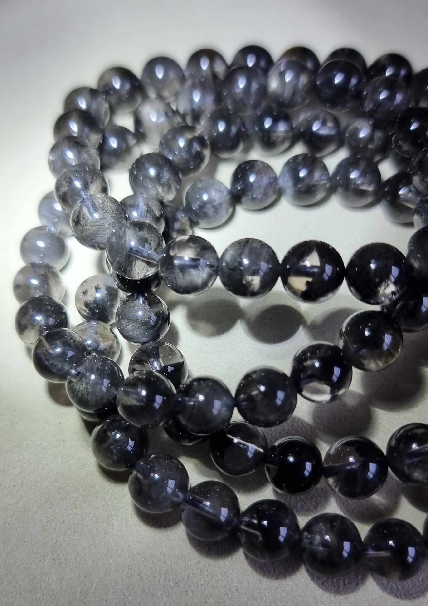 Auralite 23 Volcano Ash (Top Premium Grade) 8mm 火山极光 - Bleus Vault.C