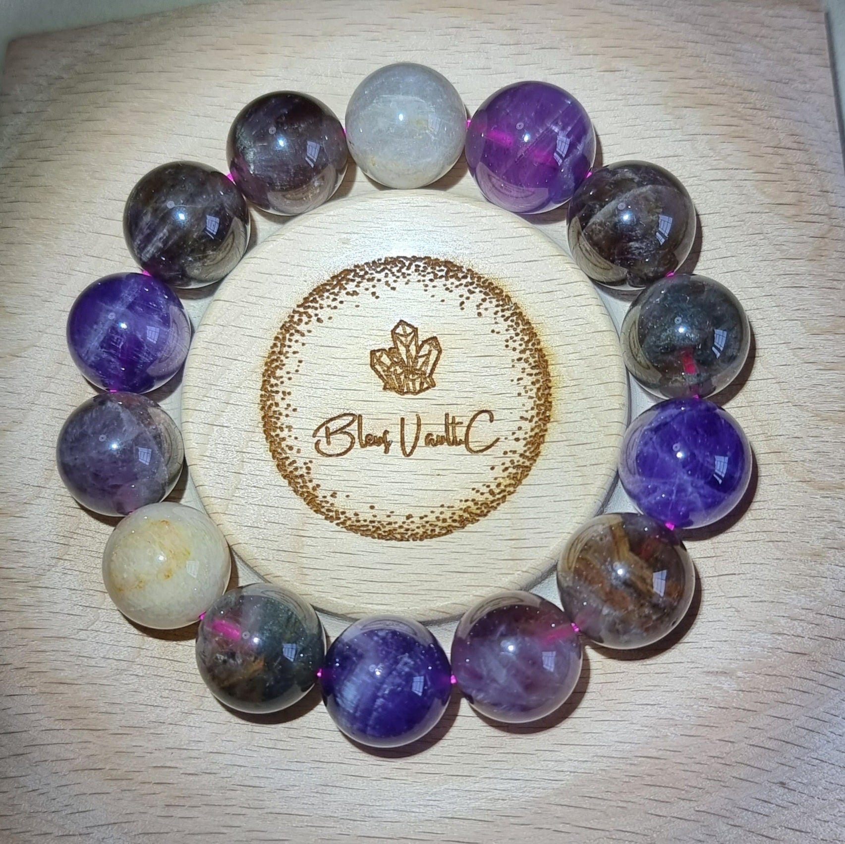 Auralite 23 Mixed with Certification 16mm 彩极光 - Bleus Vault.C