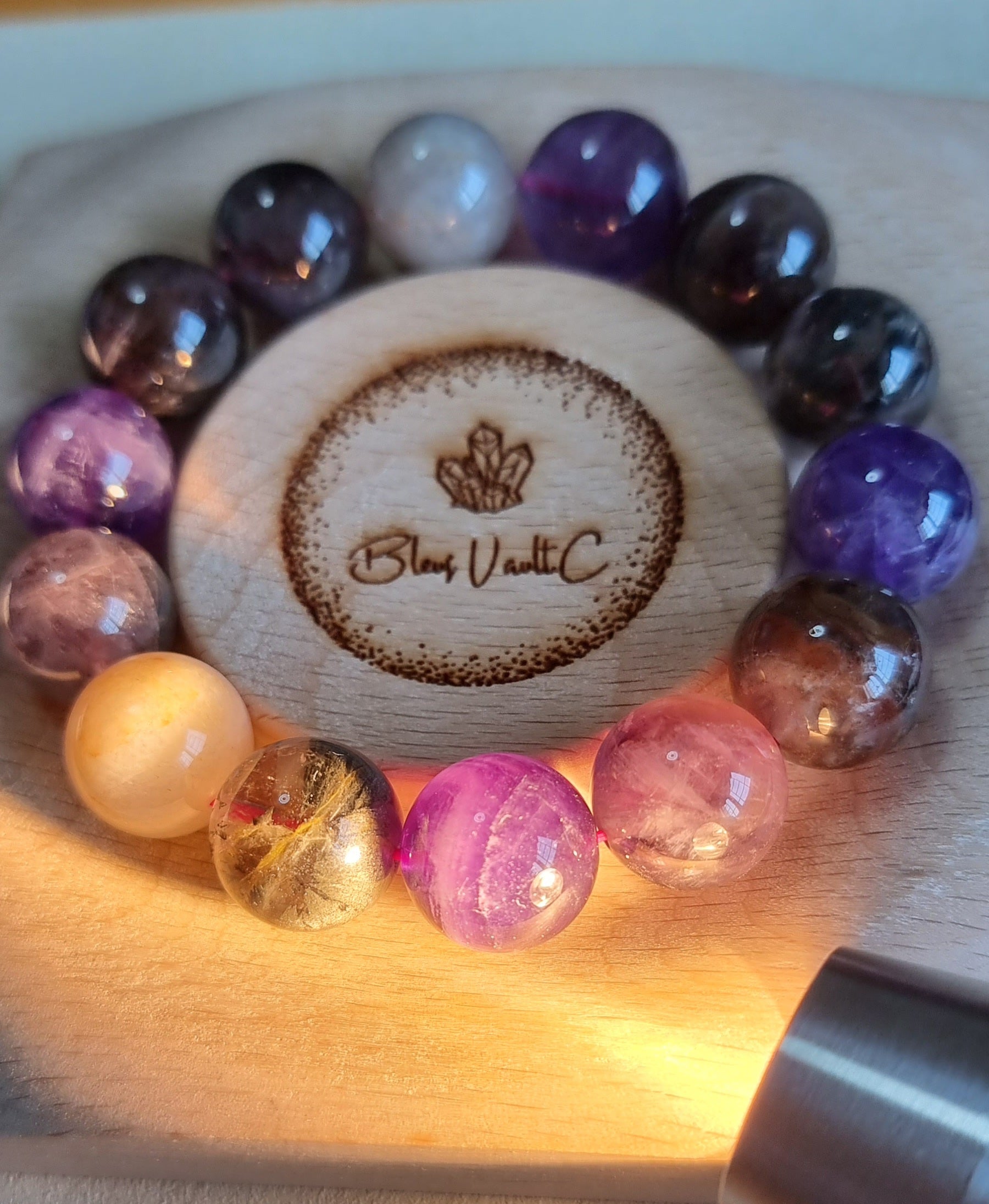 Auralite 23 Mixed with Certification 16mm 彩极光 - Bleus Vault.C