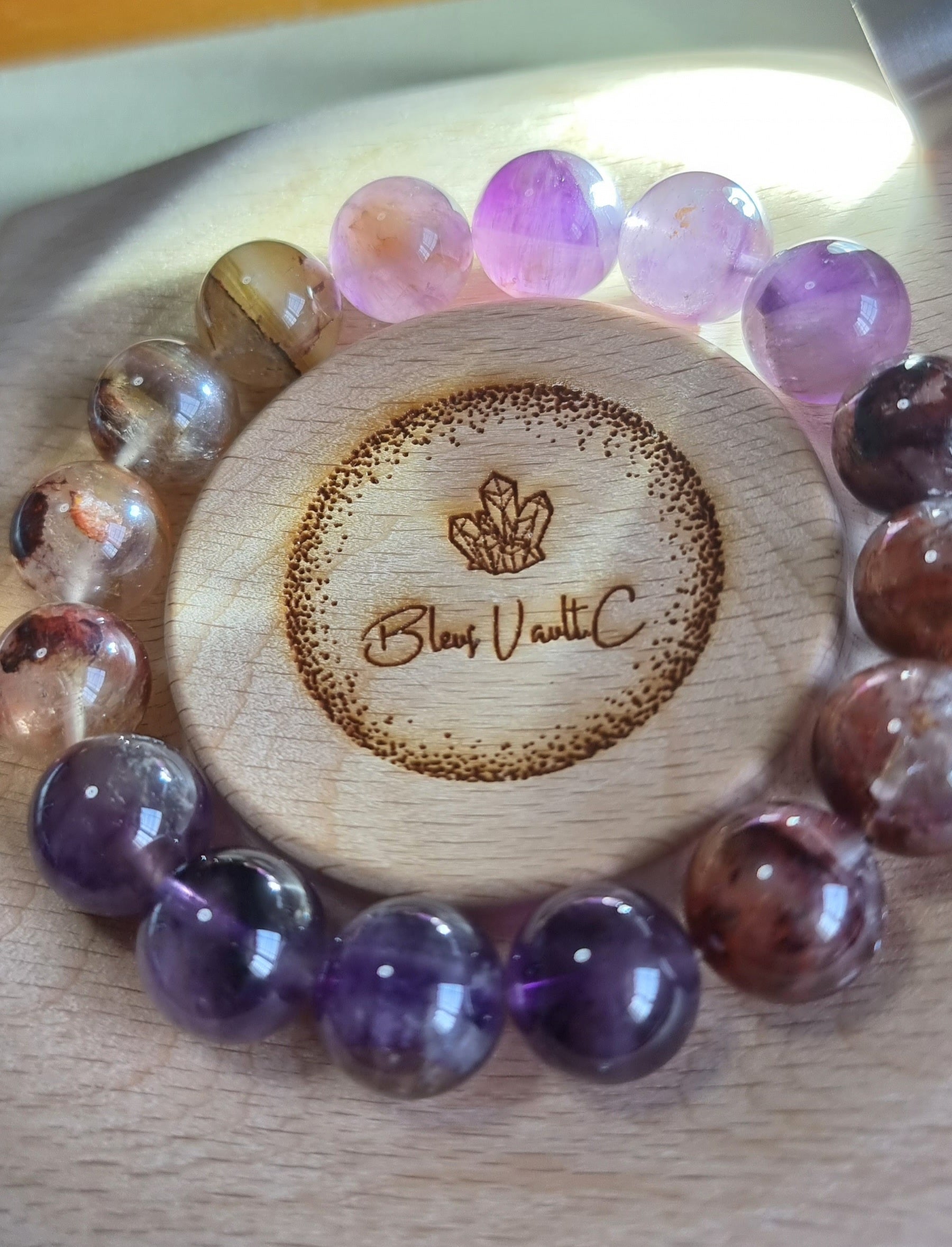 Auralite 23 Fanta with Certification 13.5mm from Deepest Pit Mine (High Grade) 芬达极光 - Bleus Vault.C