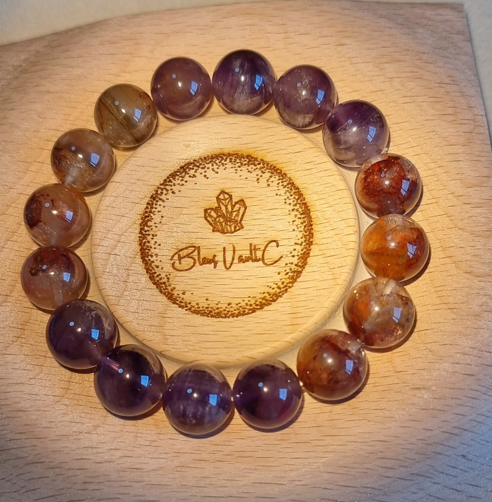 Auralite 23 Fanta with Certification 13.5mm from Deepest Pit Mine (High Grade) 芬达极光 - Bleus Vault.C