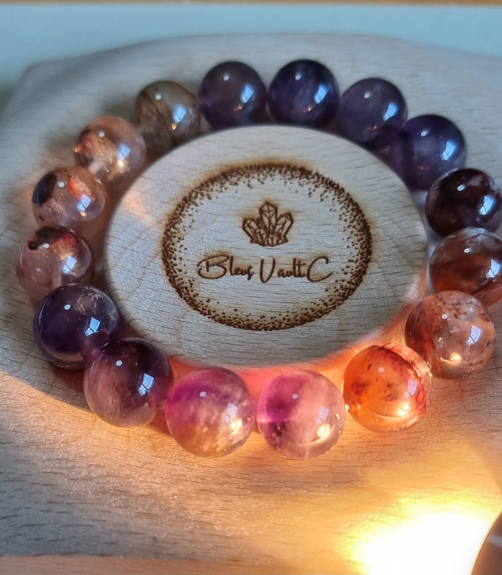 Auralite 23 Fanta with Certification 13.5mm from Deepest Pit Mine (High Grade) 芬达极光 - Bleus Vault.C