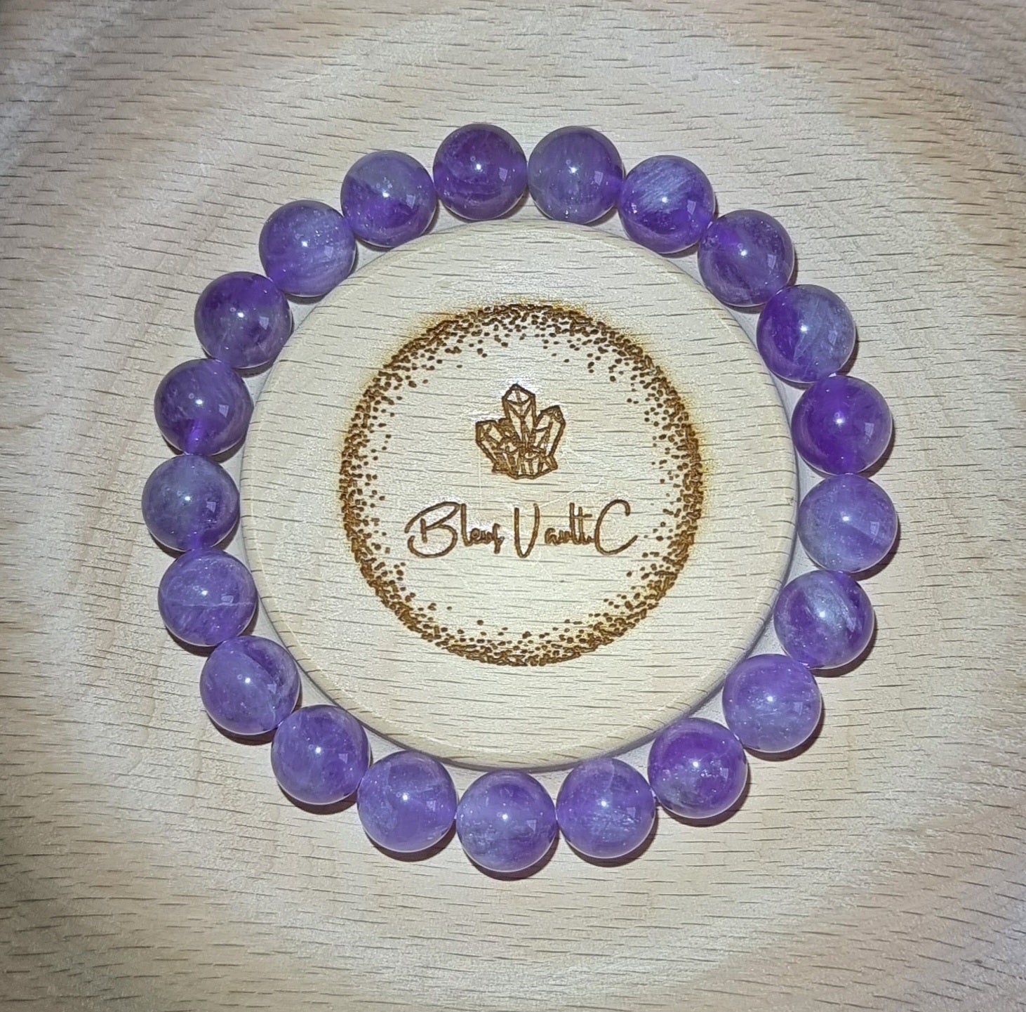 Lavender Amethyst 7mm, 7.5mm & 9.5m  薰衣草紫晶 - Bleus Vault.C