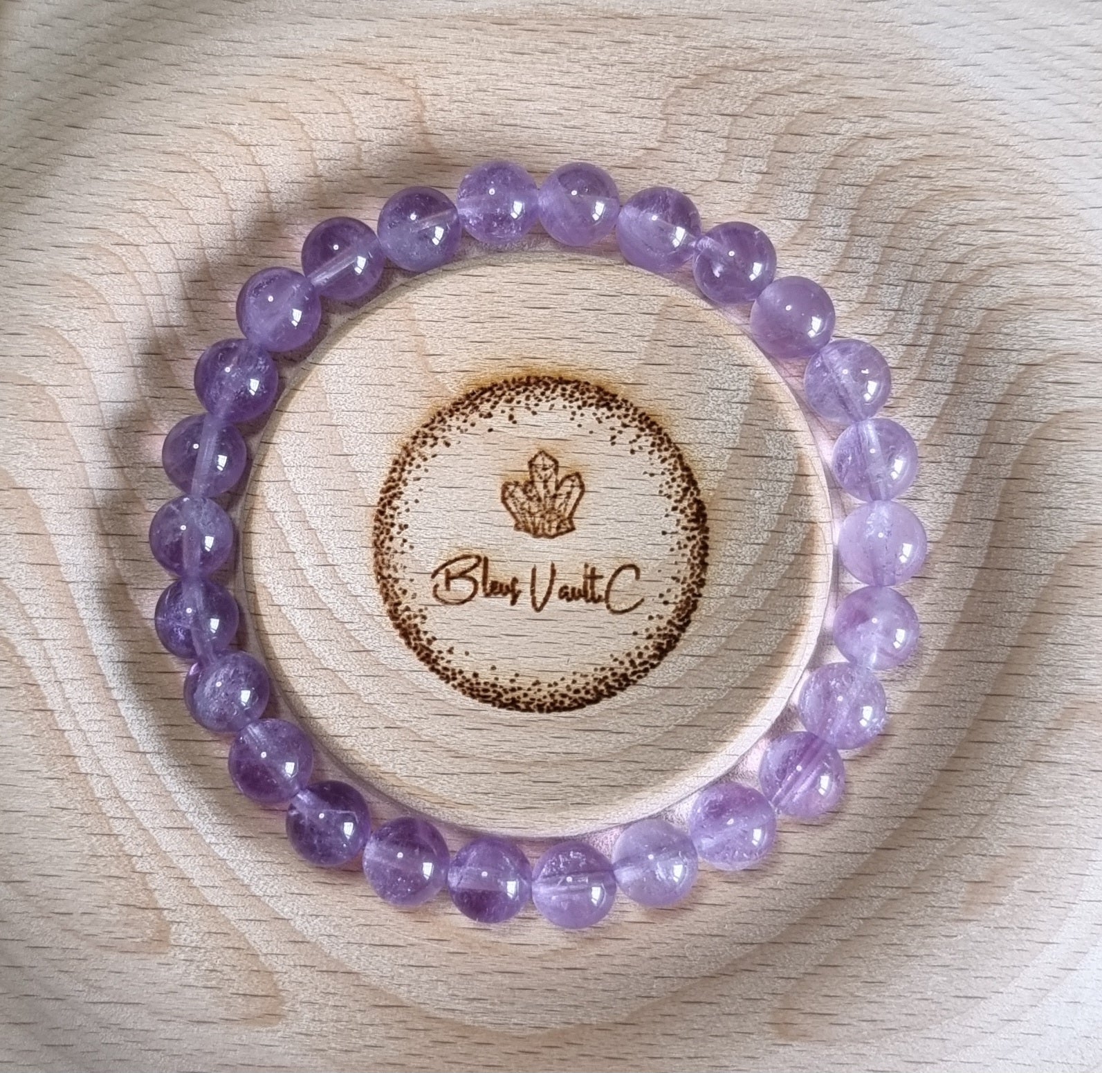 Lavender Amethyst 7mm, 7.5mm & 9.5m  薰衣草紫晶 - Bleus Vault.C
