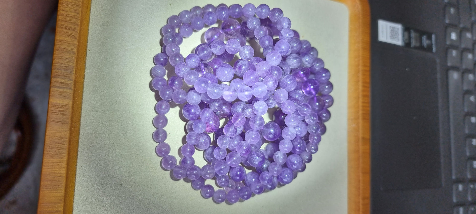 Lavender Amethyst 7mm, 7.5mm & 9.5m  薰衣草紫晶 - Bleus Vault.C