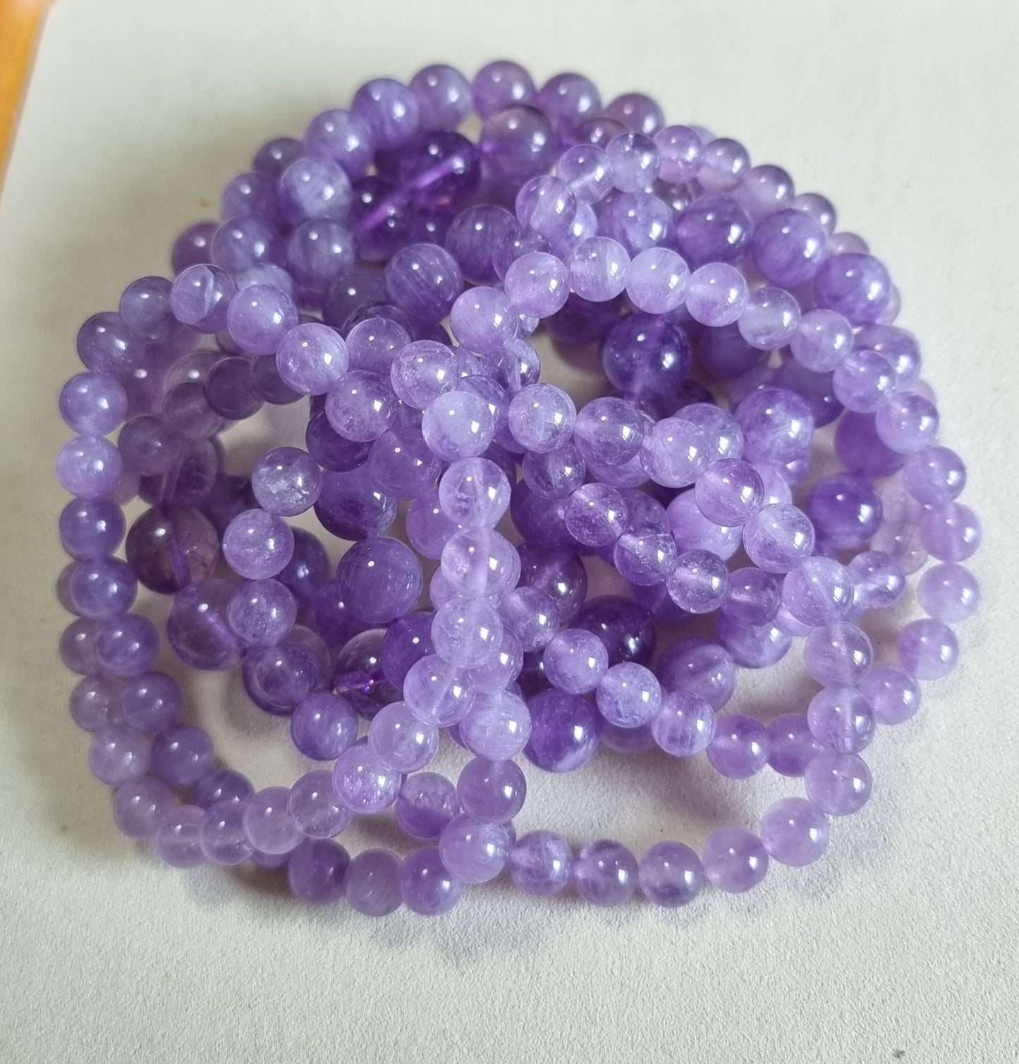 Lavender Amethyst 7mm, 7.5mm & 9.5m  薰衣草紫晶 - Bleus Vault.C