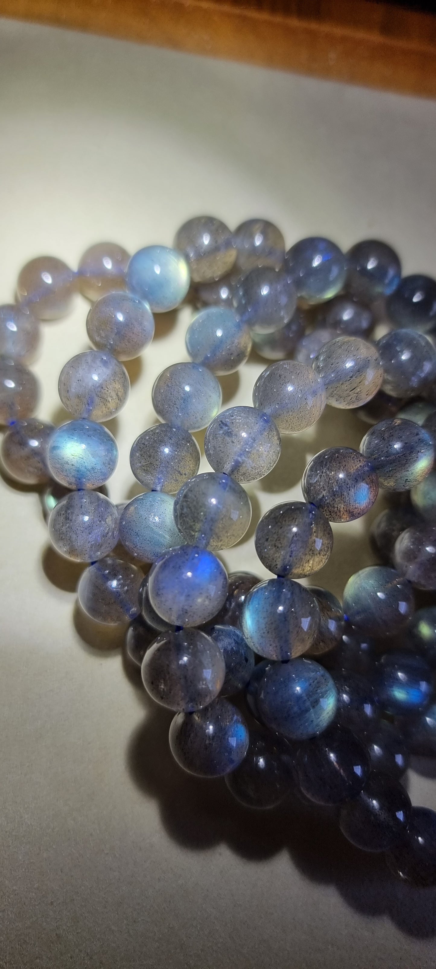 Labradorite Moonstone 10mm Blue Sheen (Premium Grade) 拉长石 - Bleus Vault.C