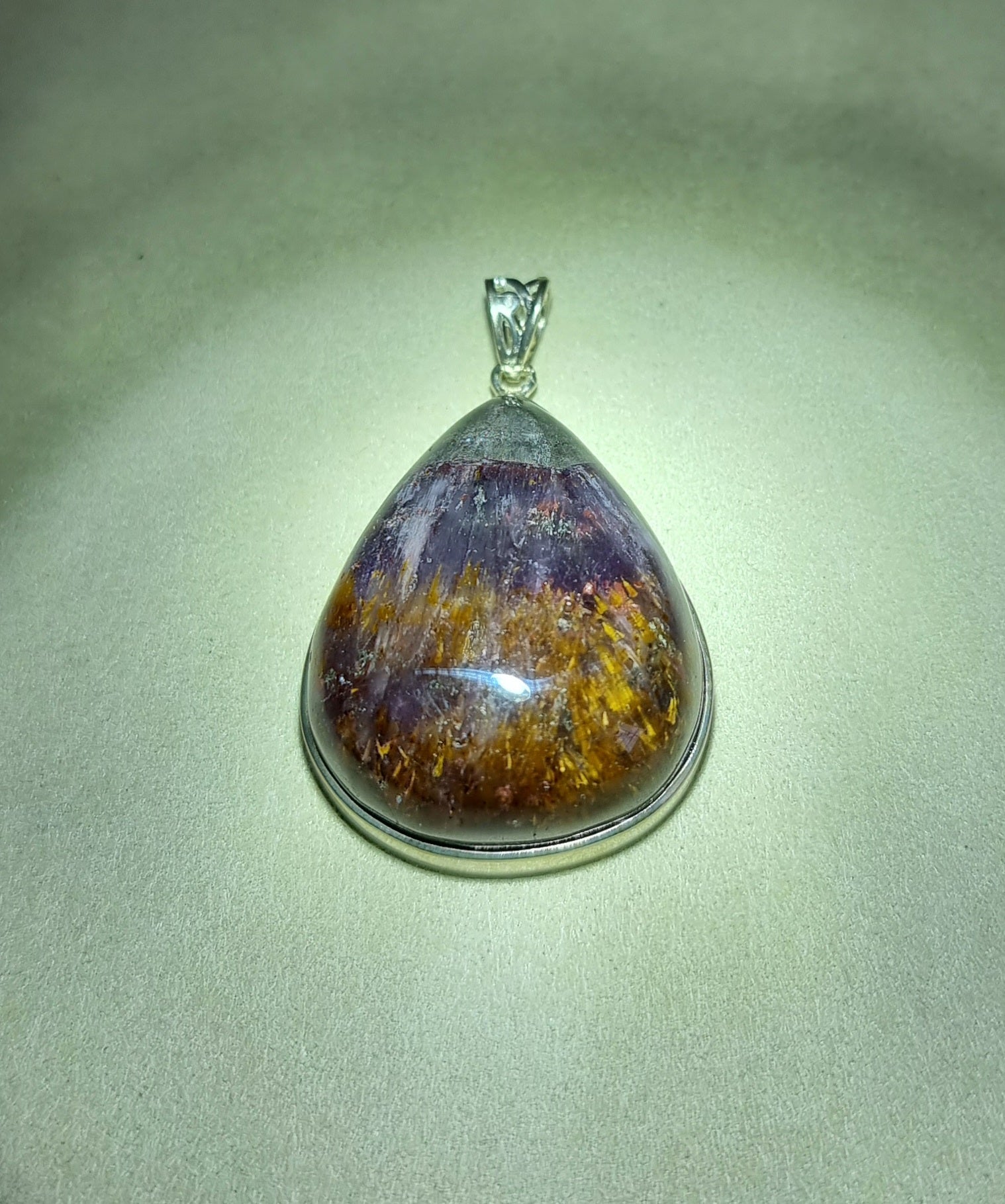 Auralite 23 with Gold Inclusion in S925 Silver (Premium Grade) with Certification 极光 - Bleus Vault.C