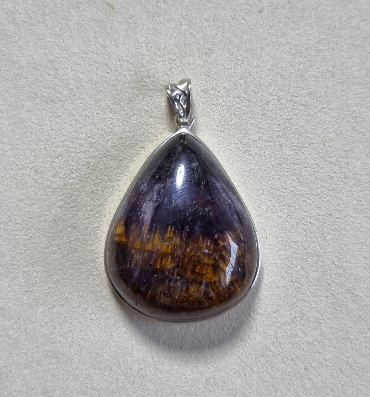 Auralite 23 with Gold Inclusion in S925 Silver (Premium Grade) with Certification 极光 - Bleus Vault.C