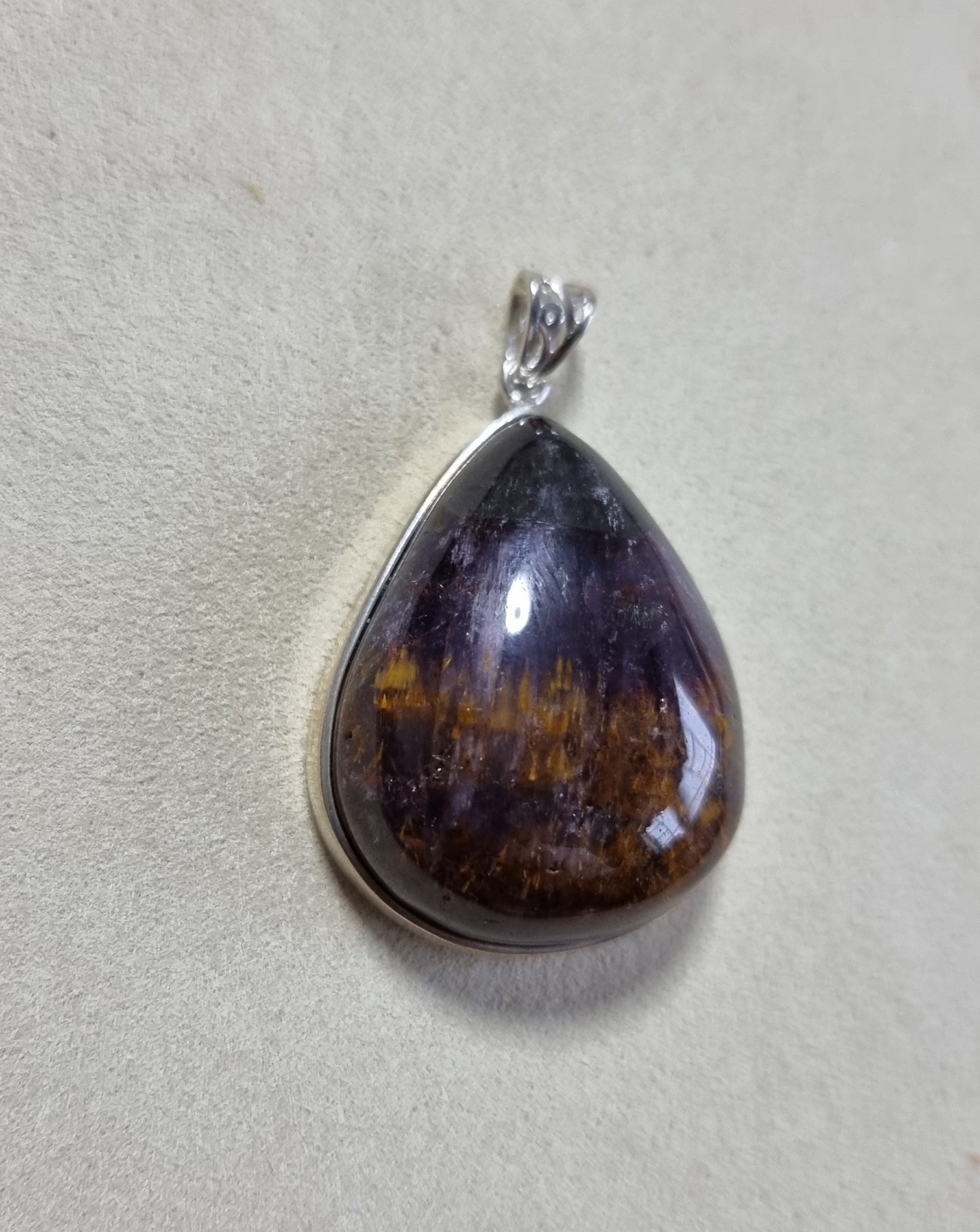Auralite 23 with Gold Inclusion in S925 Silver (Premium Grade) with Certification 极光 - Bleus Vault.C
