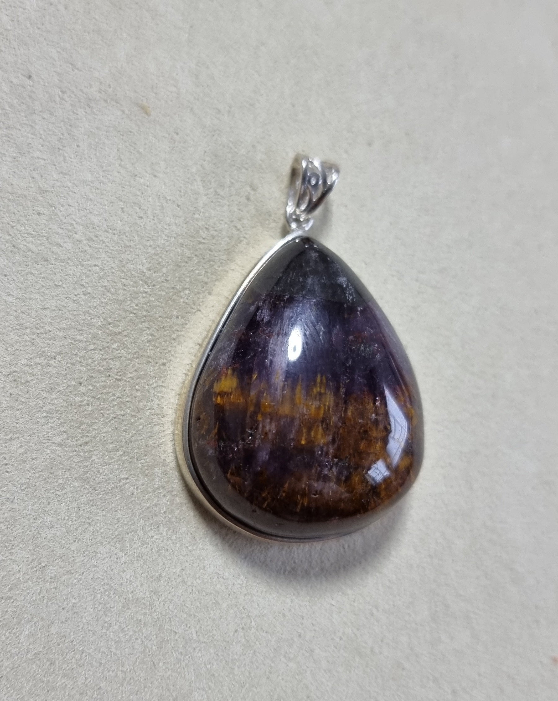 Auralite 23 with Gold Inclusion in S925 Silver (Premium Grade) with Certification 极光 - Bleus Vault.C