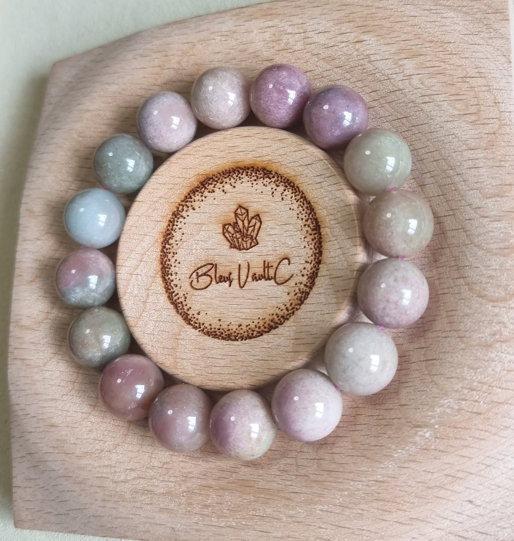Honey Peach Tourmaline with Certification (High Grade) 13.2mm 水蜜桃碧璽 - Bleus Vault.C
