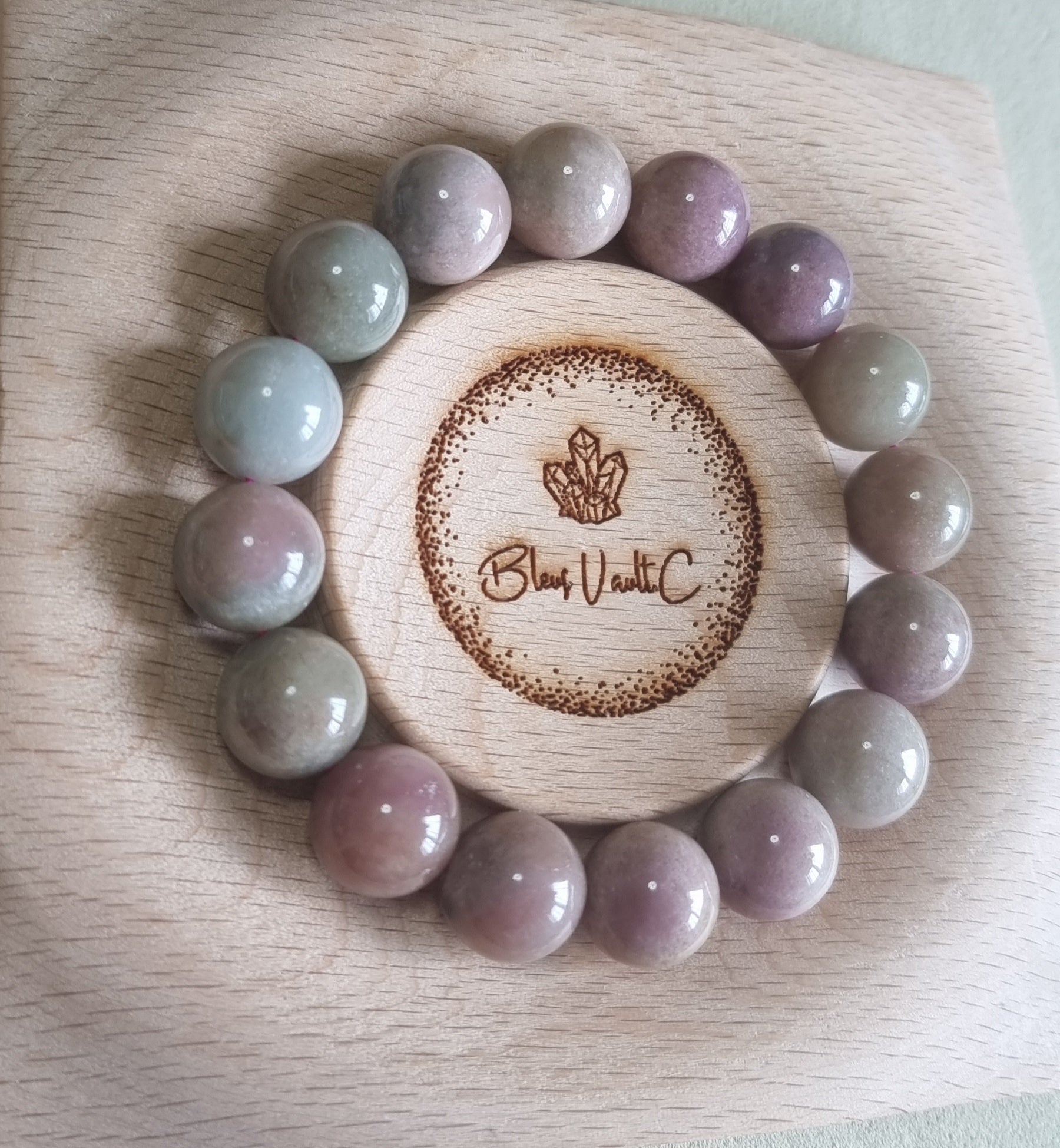 Honey Peach Tourmaline with Certification (High Grade) 13.2mm 水蜜桃碧璽 - Bleus Vault.C