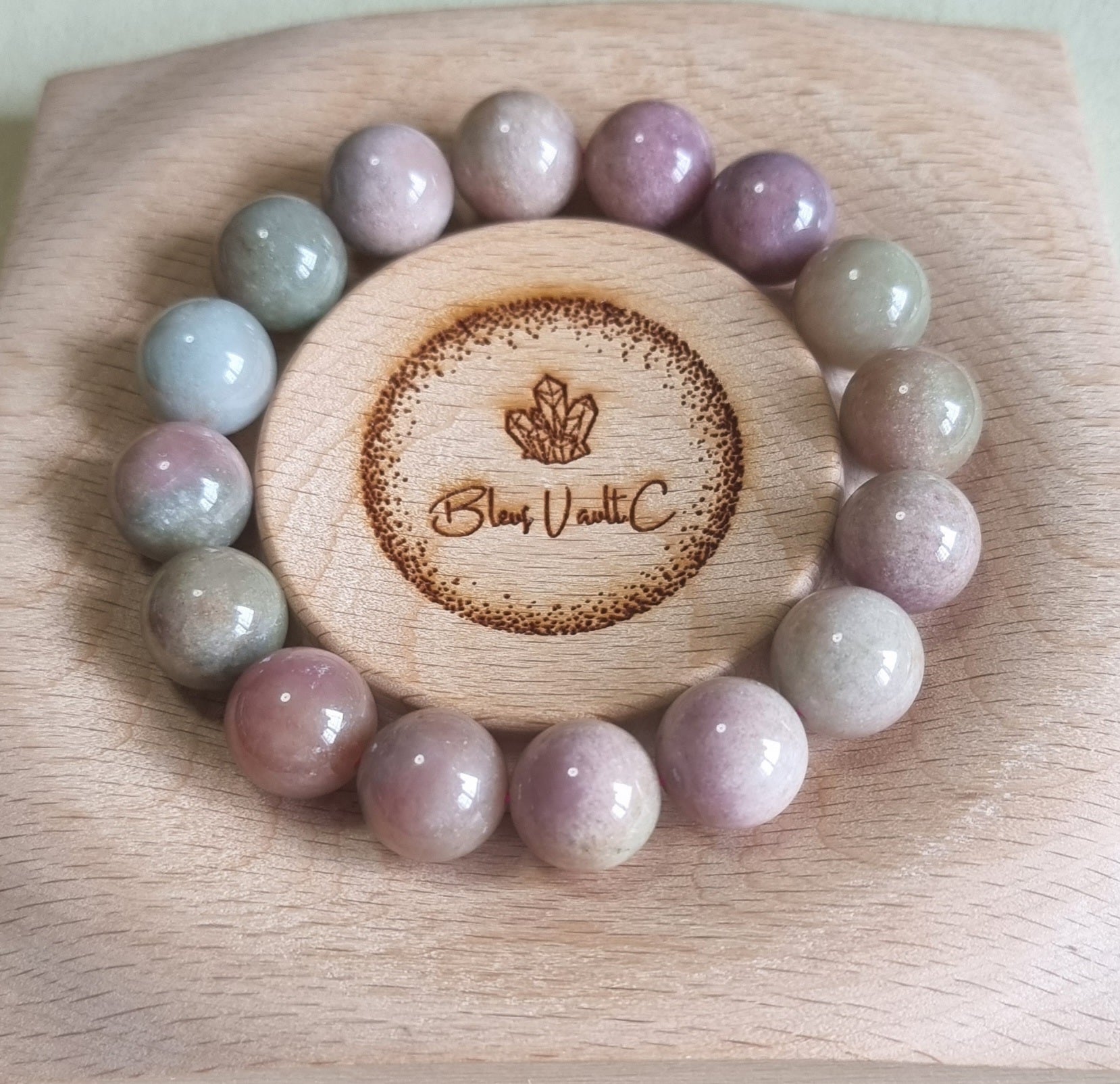 Honey Peach Tourmaline with Certification (High Grade) 13.2mm 水蜜桃碧璽 - Bleus Vault.C