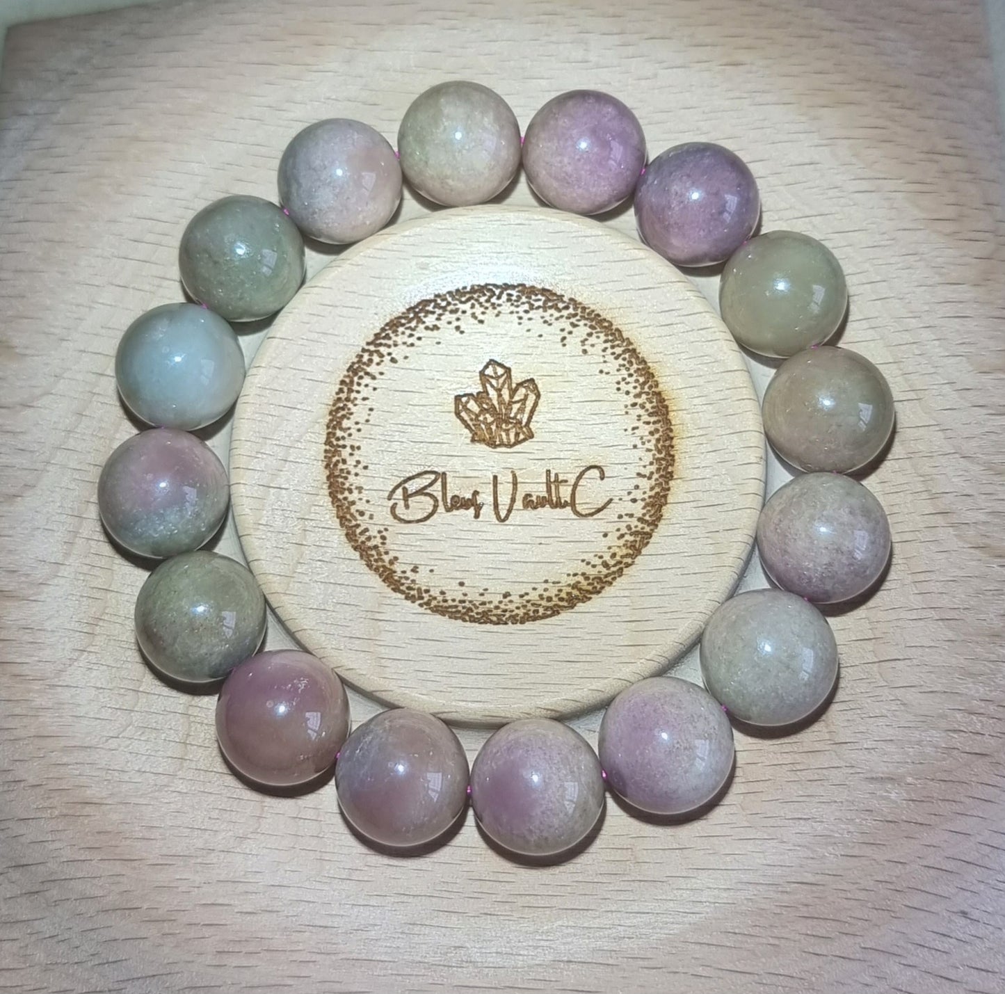 Honey Peach Tourmaline with Certification (High Grade) 13.2mm 水蜜桃碧璽 - Bleus Vault.C