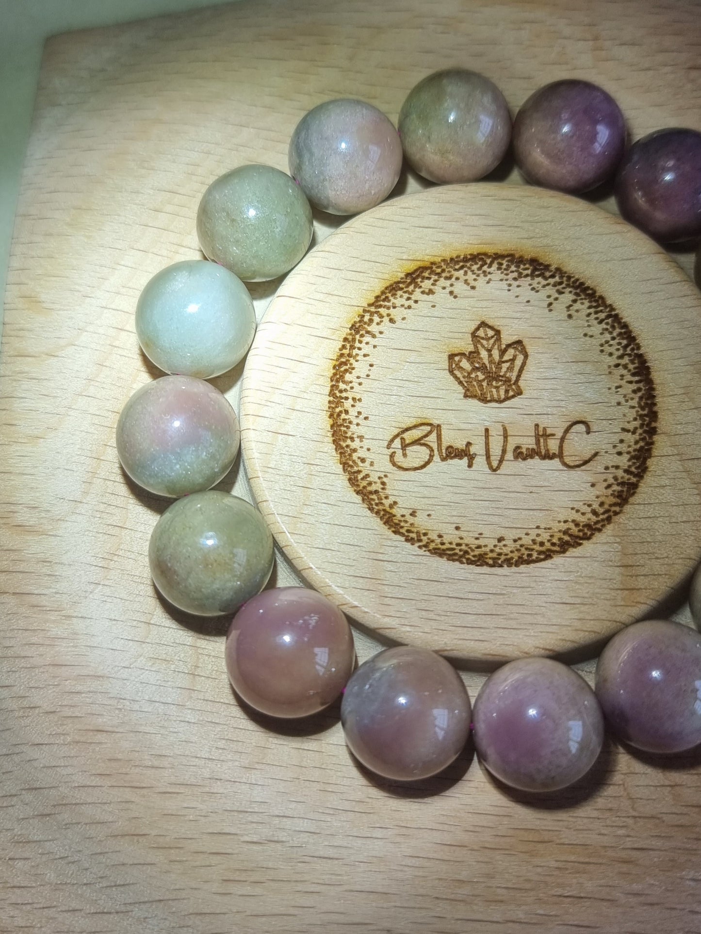 Honey Peach Tourmaline with Certification (High Grade) 13.2mm 水蜜桃碧璽 - Bleus Vault.C