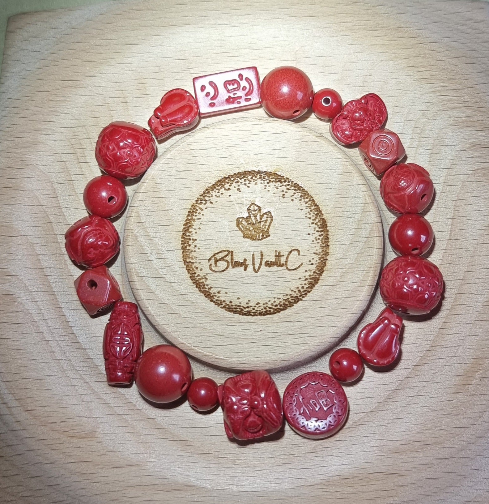 Emperor Cannibar 96% raw ore (Top Premium Grade) 帝王朱砂 *Customised piece, only 5 are available. - Bleus Vault.C