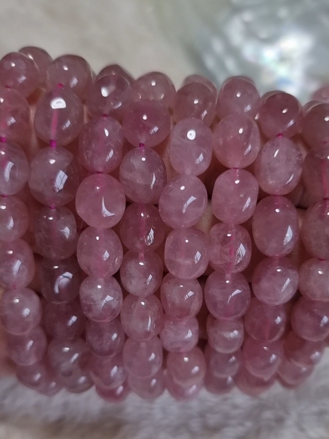 Rose Quartz Oblate Purplish 马粉晶 - Bleus Vault.C