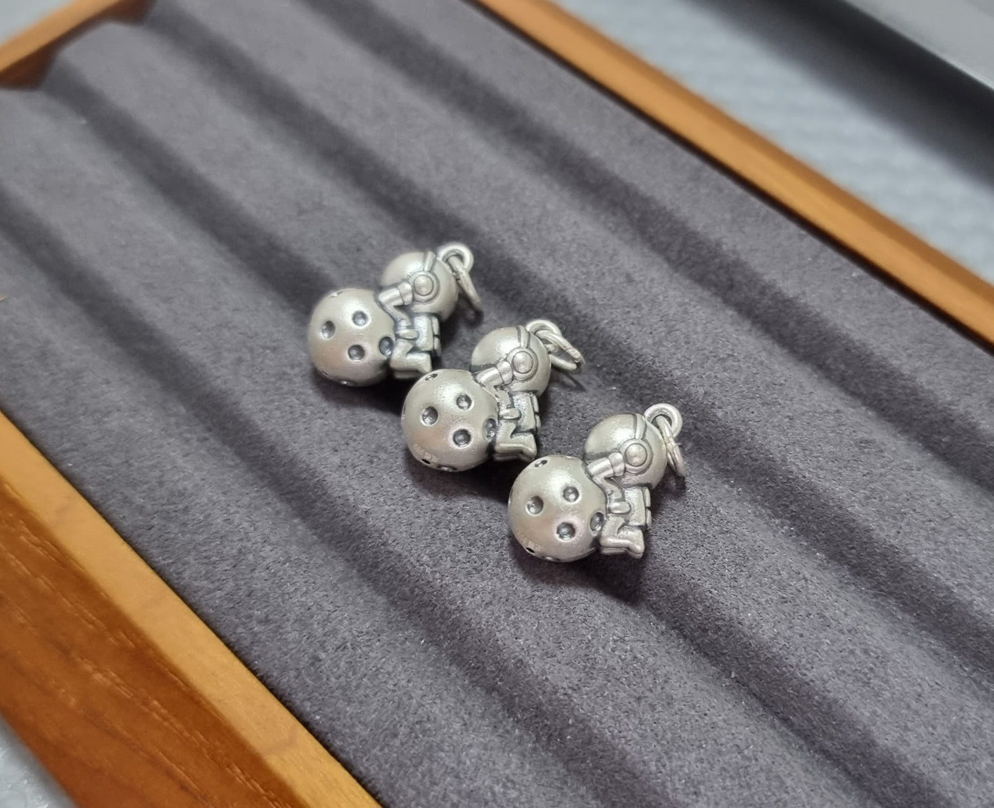 Astronaut in the Moon S999 Silver - Bleus Vault.C 