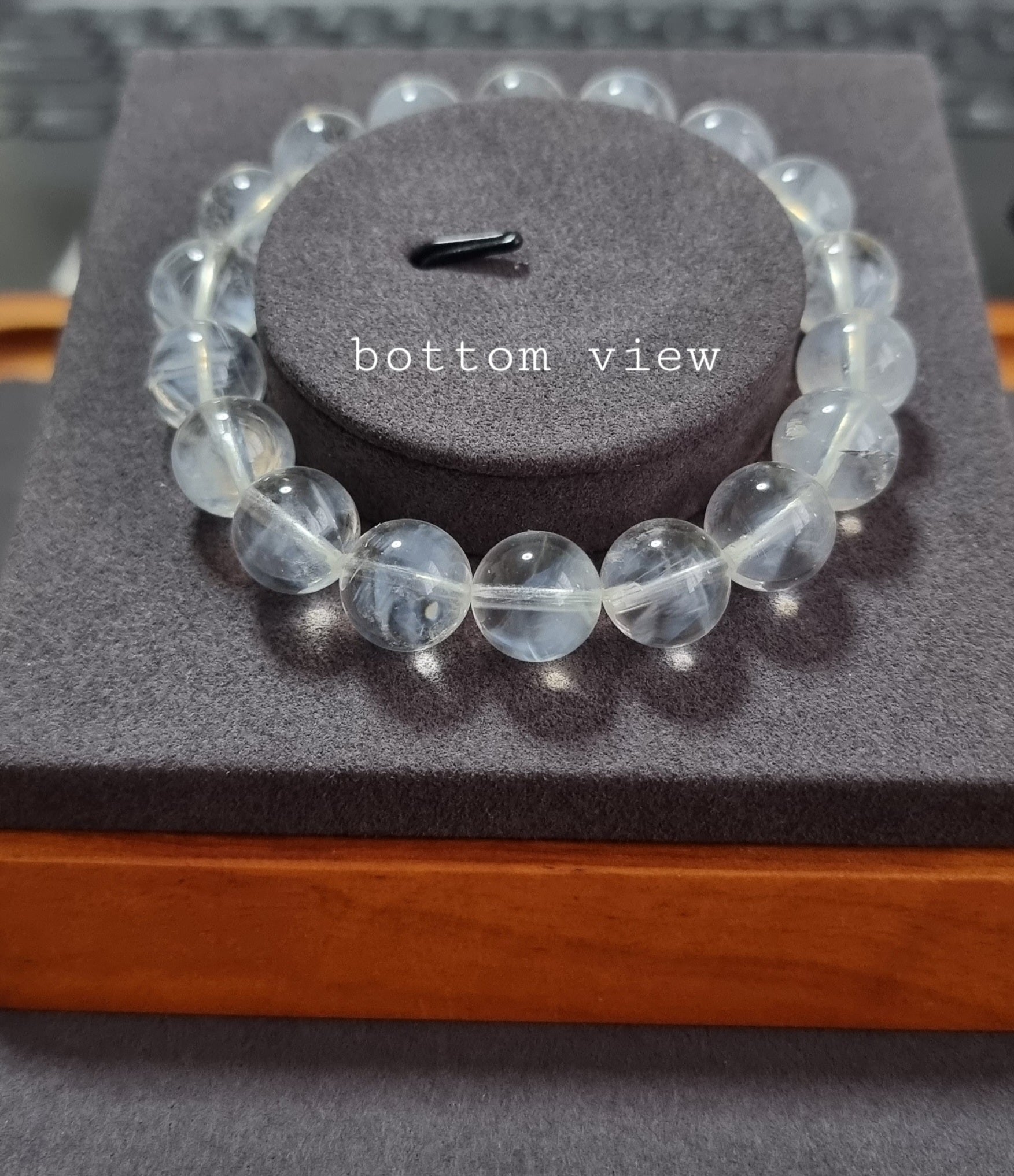 Blue Needle Quartz (Top Premium Grade) with Certification 11.4mm 蓝针 - Bleus Vault.C 