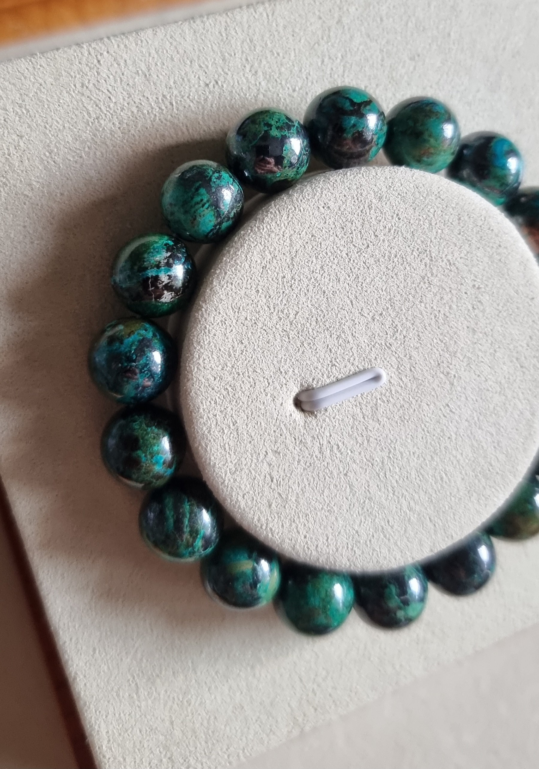 Chrysocolla 11 & 11.5mm 鳳凰石 - Bleus Vault.C 