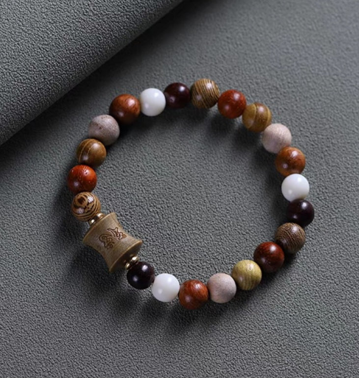 Wood Bracelet Combination Sandalwood 8.5mm 檀木 - Bleus Vault.C 